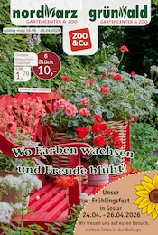 Garten-Center Nordharz GmbH & Co. KG Prospekt für Goslar: "Wo Farben wachsen und Freude blüht!", 16 Seiten, 18.04.2026 - 26.04.2026