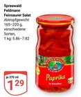 Feinsaurer Salat im Angebot bei GLOBUS in Homburg Feinsaurer Salat Angebote von Spreewald Feldmann bei GLOBUS Homburg für 1,29 €