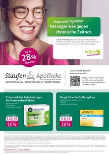 mea - meine apotheke Prospekt der KW 48 "Unsere November-Angebote" Aktueller mea - meine apotheke Prospekt "Unsere November-Angebote" Seite 1 von 4 Seiten