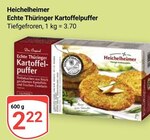 Echte Thüringer Kartoffelpuffer im Angebot bei GLOBUS in Altenburg Echte Thüringer Kartoffelpuffer Angebote von Heichelheimer bei GLOBUS Altenburg für 2,22 €