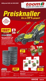 toom Baumarkt Baumarkt Prospekt der aktuellen Woche mit 14 Seiten, gültig von 10.05.2025 bis 16.05.2025, in Illertissen und Umgebung Aktueller toom Baumarkt Baumarkt Prospekt in Illertissen und Umgebung, "Respekt, wer's selber macht." mit 14 Seiten, 10.05.2025 - 16.05.2025
