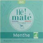 Maté infusette menthe bio - HÉ ! MATÉ - Intermarché Super Maté infusette menthe bio - HÉ ! MATÉ à 5,50 € dans le catalogue Intermarché Super