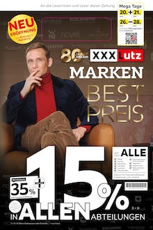Aktueller XXXLutz Möbelhäuser Prospekt für Leck und Ungebung, Seiten zum blättern XXXLutz Möbelhäuser Prospekt Markenbestpreis mit Seiten in Leck und Umgebung