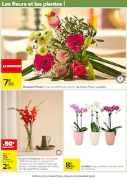 Prix et réduction Bouquet De Fleurs dans le prospectus Carrefour en cours Offre Bouquet De Fleurs dans le catalogue Carrefour du moment à la page 85