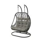 Chaise à suspendre noire Riga pour 2 personnes - GARDEN FURNITURE - Botanic à Caen Chaise à suspendre noire Riga pour 2 personnes - GARDEN FURNITURE en promo chez Botanic Caen à 379,00 €