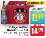 Weißbier Angebote von Erdinger bei EDEKA Pirmasens für 13,99 €