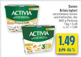 Aktuelles Activia Joghurt Ballaststoffe Angebot bei diska in Erlangen ab 1,49 €
