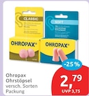 Ohrstöpsel von Ohropax für 2,79 € bei budni im Angebot Ohrstöpsel von Ohropax im aktuellen budni Prospekt