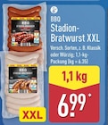 Stadion-Bratwurst XXL im ALDI Nord Prospekt Stadion-Bratwurst XXL von BBQ im aktuellen ALDI Nord Prospekt für 6,99 €