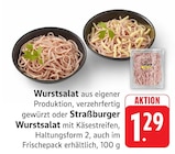Wurstsalat bei EDEKA im Mengen Prospekt für 1,29 €
