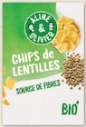Chips de légumes bio - ALINE & OLIVIER - Super U à Metz Chips de légumes bio - ALINE & OLIVIER en promo chez Super U Metz à 2,03 €