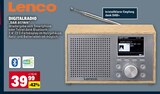 Digitalradio DAR-017WH Angebote von Lenco bei E center Wiesbaden für 39,99 €
