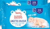 Lingettes Bébé Douceur Visage et Corps X80 - NETTO en promo chez Netto Lingettes Bébé Douceur Visage et Corps X80 - NETTO dans le catalogue Netto