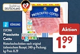 Prosciutto Cotto von Cucina im aktuellen ALDI SÜD Prospekt für 1,99 €