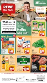 Becks im REWE Prospekt in Witten Aktueller REWE Prospekt mit Becks, "Dein Markt", Seite 1