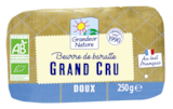 Beurre doux lait cru - 250 g - GRANDEUR NATURE en promo chez NaturéO Beurre doux lait cru - 250 g - GRANDEUR NATURE dans le catalogue NaturéO