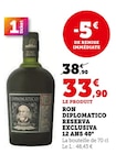 Promo Ron Diplomatico Reserva Exclusiva 12 ans 40° à 33,90 € dans le catalogue Hyper U à L'Hopital
