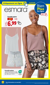 Promotion Cardigan dans le prospectus Lidl, valable du 22/05/2025 au 28/05/2025 Promo Cardigan dans le catalogue Lidl du moment à la page 54
