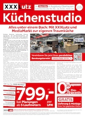 Aktueller XXXLutz Möbelhäuser Möbel & Einrichtung Prospekt in Holzheim und Umgebung, "Küchenstudio" mit 4 Seiten, 30.09.2024 - 13.10.2024