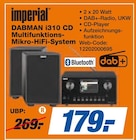 DABMAN i310 CD Multifunktions-Mikro-HiFi-System Angebote von imperial bei expert Ahaus für 179,00 €