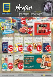 EDEKA Prospekt für Wickede: "Aktuelle Angebote", 28 Seiten, 22.09.2025 - 27.09.2025