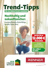 Renner Prospekt für Königsbrunn: "Trend-Tipps für die energetische Sanierung", 8 Seiten, 12.09.2025 - 21.09.2025