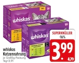 Katzennahrung Angebote von whiskas bei EDEKA Ingolstadt für 3,99 €