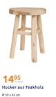 Hocker aus Teakholz bei Action im Klettgau Prospekt für 14,95 €