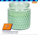 Action Paderborn - Citronellakerze im Glas Angebot im Prospekt Citronellakerze im Glas bei Action im Paderborn Prospekt für 1,57 €