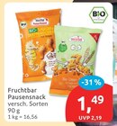 Pausensnack von Fruchtbar im aktuellen budni Prospekt