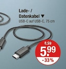 Lade-/Datenkabel Angebote bei V-Markt Memmingen für 5,99 €