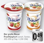 Fruchtjoghurt Erdbeere Angebote von Der große Bauer bei EDEKA Friedrichshafen für 0,49 €