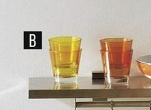 Lot de 3 verres nadia ocre ou rouge - Géant Casino à La Ciotat Lot de 3 verres nadia ocre ou rouge en promo chez Géant Casino La Ciotat à 5,90 €