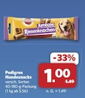 Hundesnacks Angebote von Pedigree bei combi Bielefeld für 1,00 €