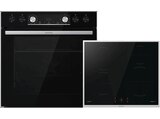 Einbauherdset im MediaMarkt Saturn Prospekt BLACK SET 5 INDUCTION (BCIX6737E05BG+GI6400BXDE), Einbauherdset (Induktionskochfeld, A, 77 l) von GORENJE im aktuellen MediaMarkt Saturn Prospekt für 499,00 €