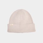 Bonnet tricoté avec bord à revers Creeks sable femme à La Halle dans Fougax-et-Barrineuf Bonnet tricoté avec bord à revers Creeks sable femme à La Halle dans Fougax-et-Barrineuf