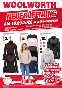 Aktueller Woolworth Prospekt "NEUERÖFFNUNG IN OSTRHAUDERFEHN" Aktueller Woolworth Prospekt