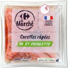 Carottes finement râpées CARREFOUR Le Marché en promo chez Carrefour Carottes finement râpées CARREFOUR Le Marché dans le catalogue Carrefour