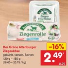 Ziegenkäse im Angebot bei Netto Marken-Discount in Flensburg Ziegenkäse Angebote von Der Grüne Altenburger bei Netto Marken-Discount Flensburg für 2,49 €