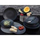 CreaTable Tafelservice Soft Touch mattschwarz Keramik 12 tlg. im aktuellen POCO Prospekt für 49,99 €