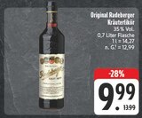 Original Radeberger Kräuterlikör Angebote von Radeberger bei EDEKA Suhl für 9,99 €