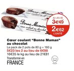 Cœur coulant au chocolat - Bonne Maman dans le catalogue Monoprix