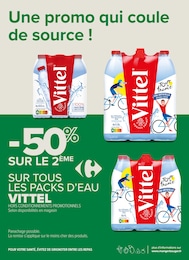 Offre Vittel dans le catalogue Carrefour Proximité du moment à la page 12