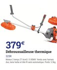 Débroussailleuse thermique 325R - Husqvarna en promo chez Espace Emeraude Caen à 379,00 €