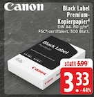 Black Label Premium-Kopierpapier Angebote von Canon bei E center Köln für 3,33 €