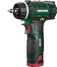 Perceuse-visseuse sans fil et accessoires - Parkside en promo à 49,99 € chez Lidl Perceuse-visseuse sans fil et accessoires - Parkside dans le catalogue Lidl