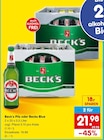 Beck´s Pils im Angebot bei Netto Marken-Discount in Ahlen Beck´s Pils Angebote bei Netto Marken-Discount Ahlen für 21,98 €
