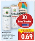 Pils von Krombacher für 0,69 € bei E center im Angebot Pils von Krombacher im aktuellen E center Prospekt