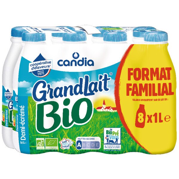 AUCHAN Auchan lait entier U.H.T. 6x1l pas cher 