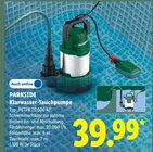 Klarwasser-Tauchpumpe von PARKSIDE im aktuellen Lidl Prospekt